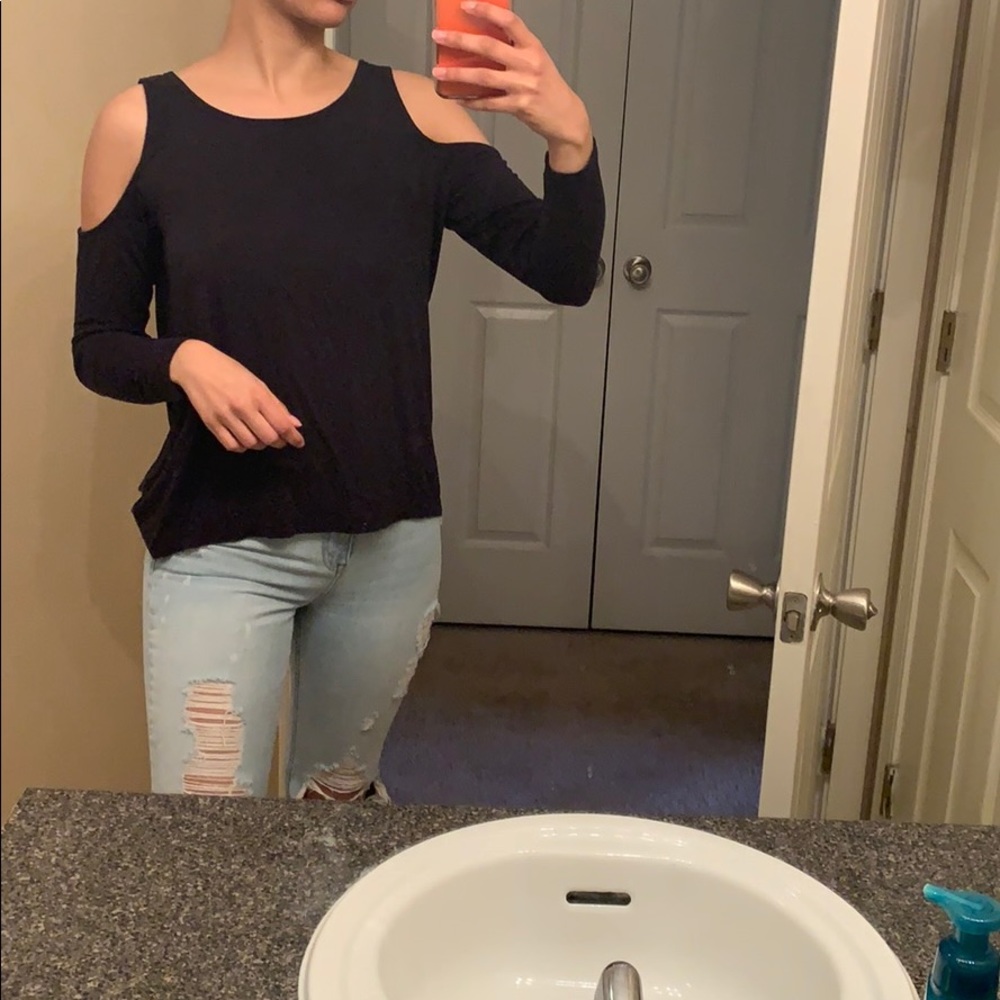 Cut out shoulder top- Abercrombie